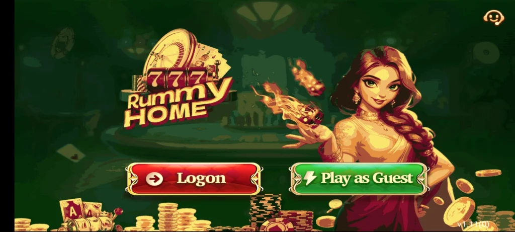 Rummy Home interface